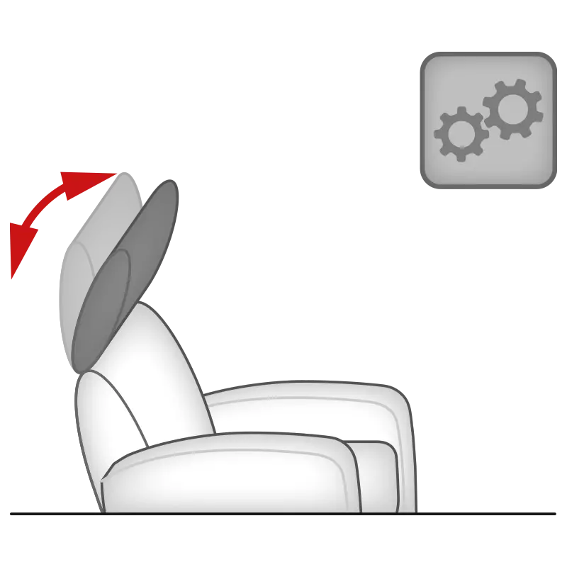 Hukla  Relaxsessel Serie CM-HU1202 Leder  schiefer 2 motorisch