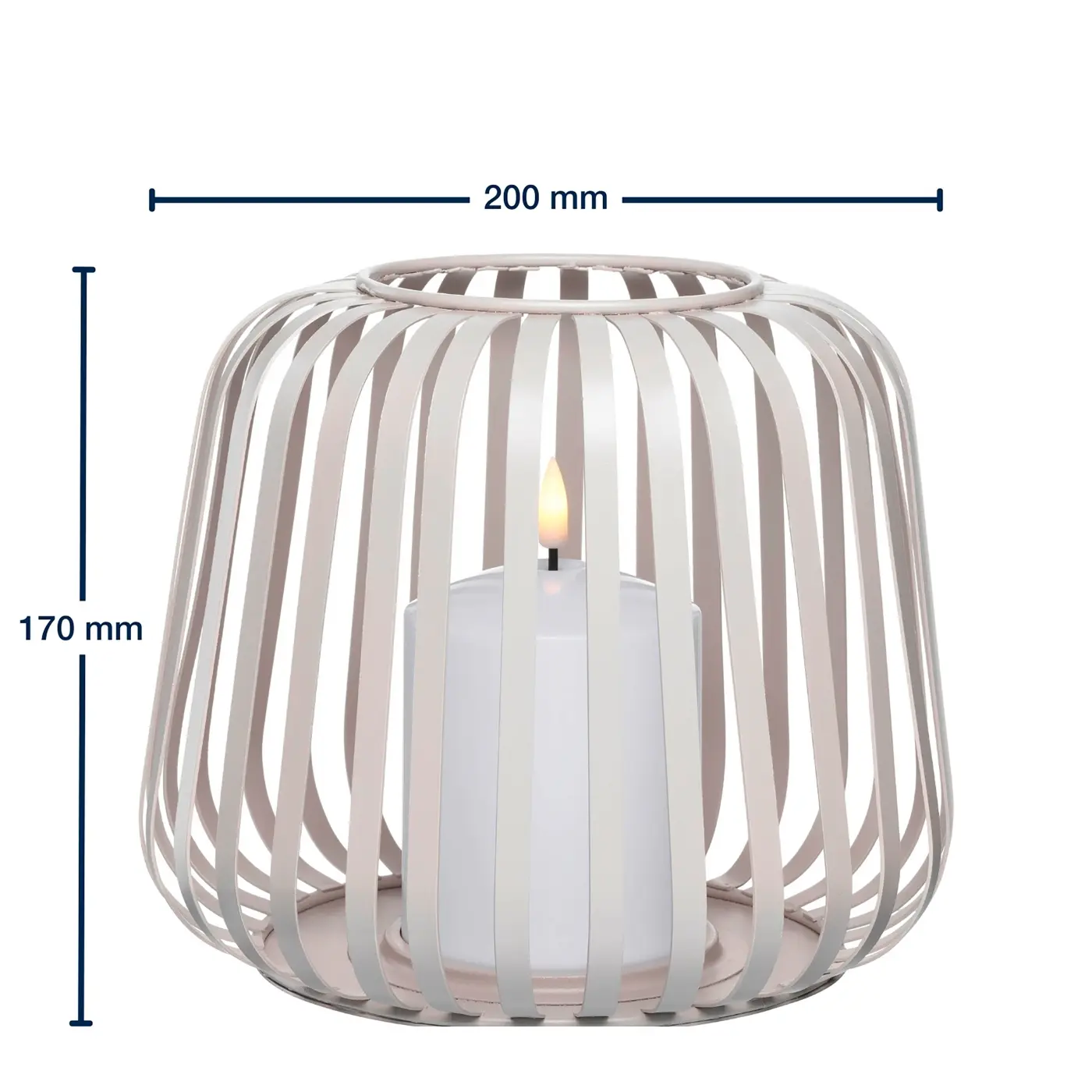 Leonardo Lampe SOLE beige 18 cm