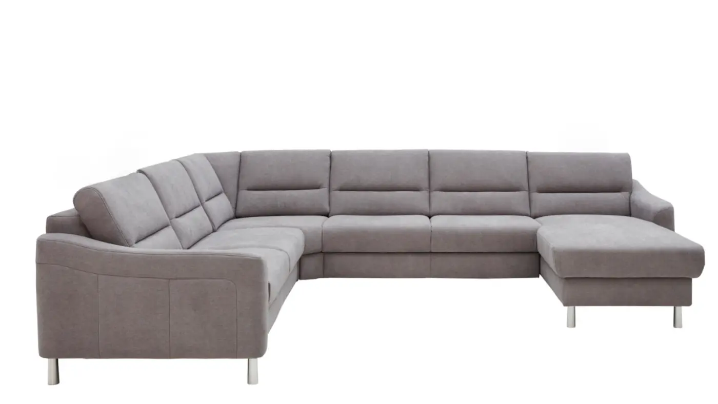 Interliving Wohnlandschaft Serie  4305 Miro silver ca. 258 x 331 x 170 cm
