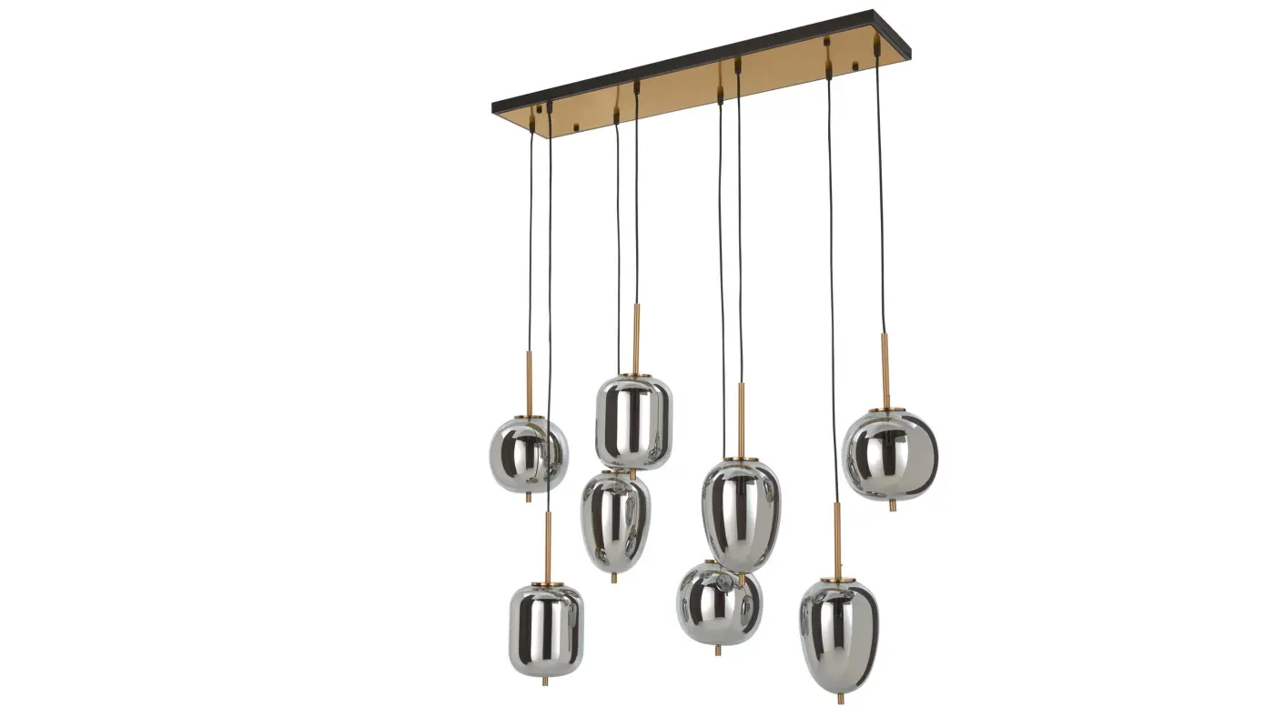 Interliving Hängeleuchte IL 9334 Metallfarben