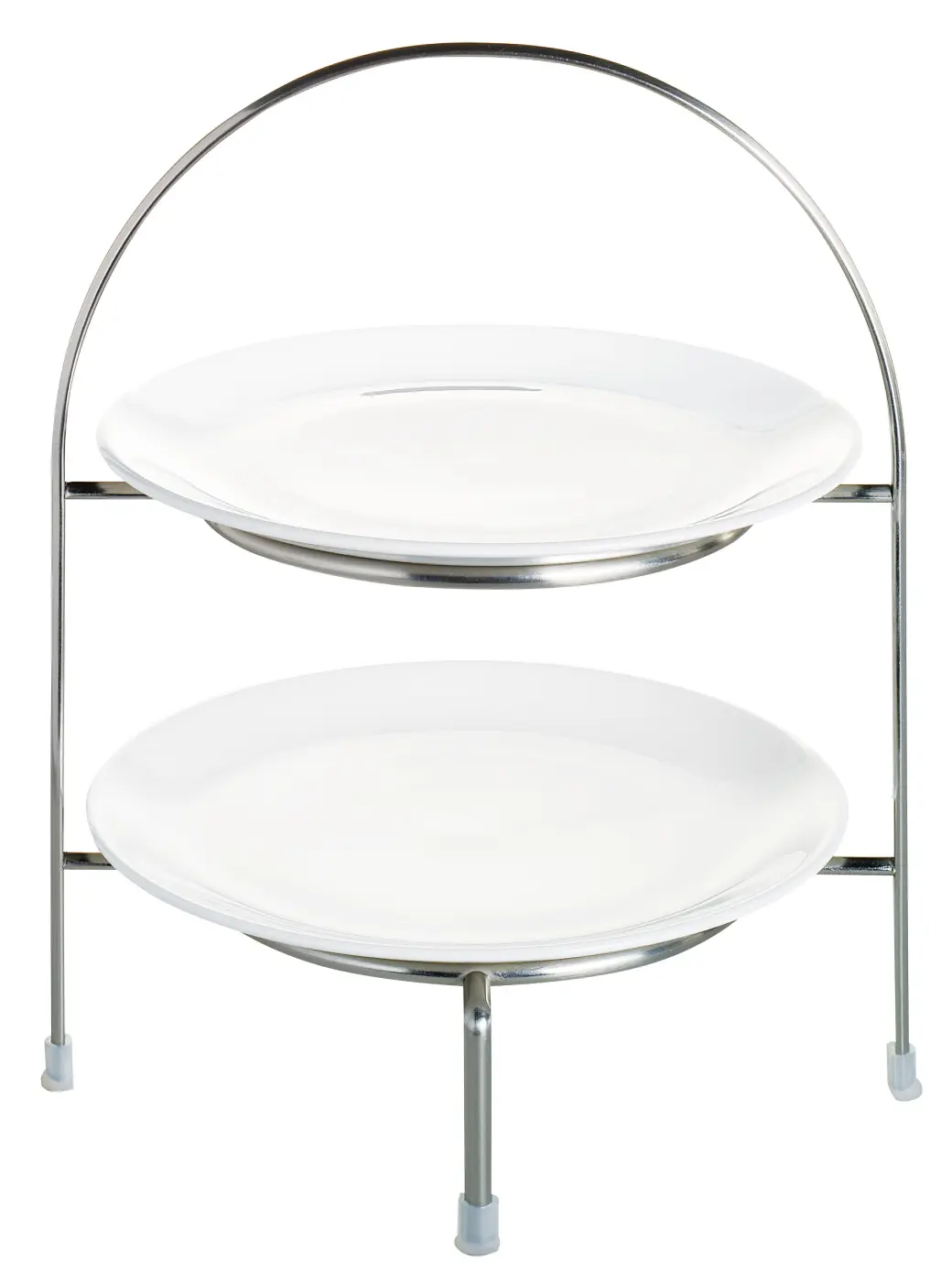 ASA Etagere 2-stufig à table petit déjeuner weiß für Dessertteller 21 cm Ø