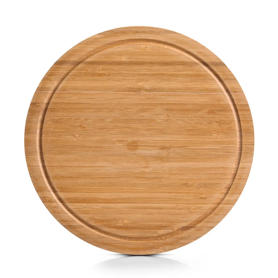 Zeller Schneidebrett rund Bamboo