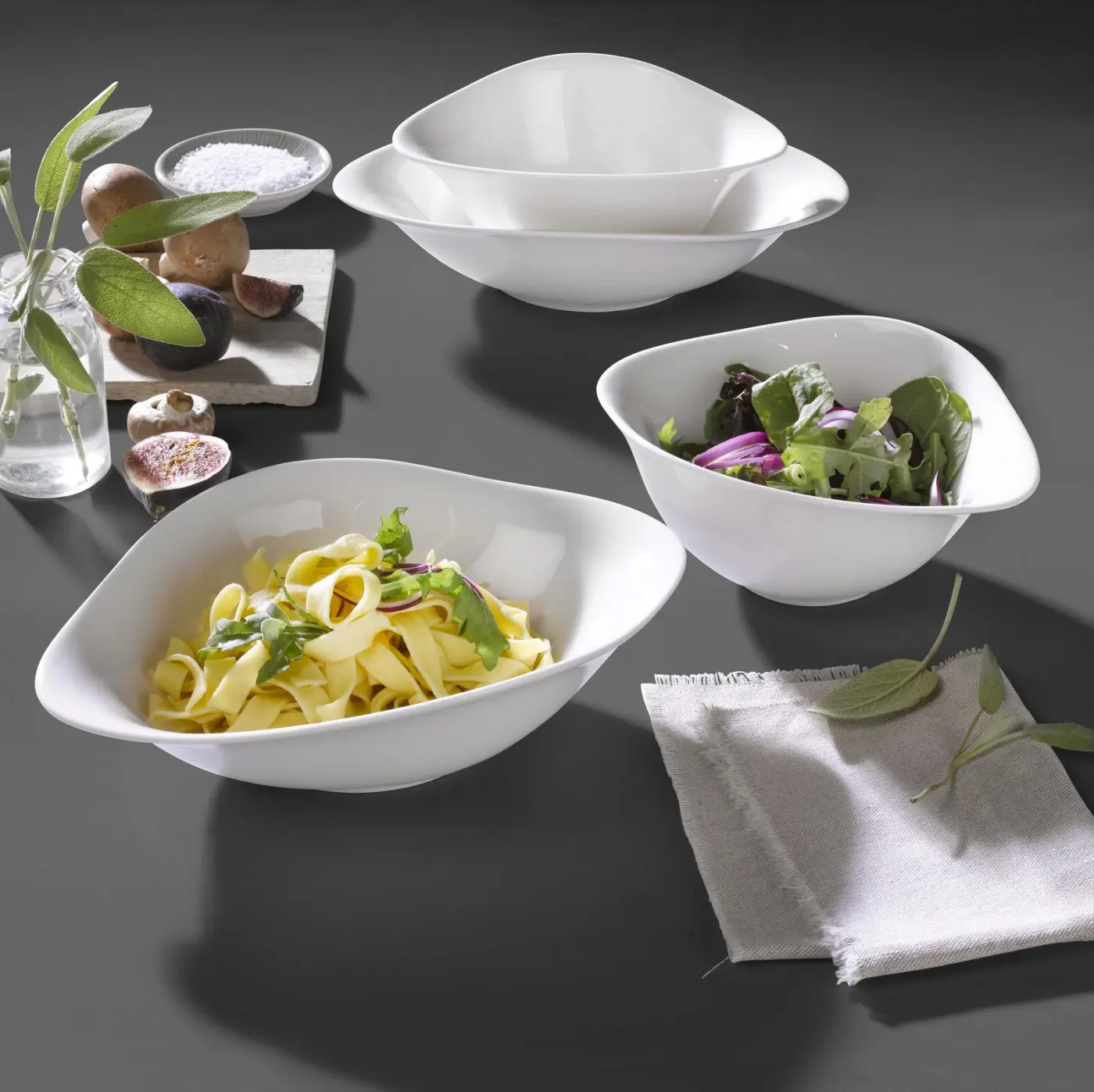 Villeroy & Boch Pastaset Vapiano 4 teilig Premium Porzellan