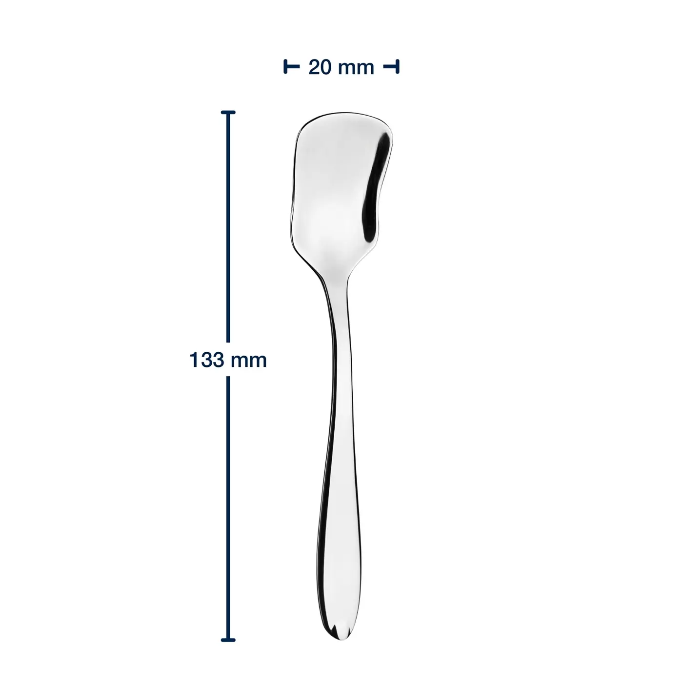 Leonardo Besteck SOLE Edelstahl silber 13,3 cm