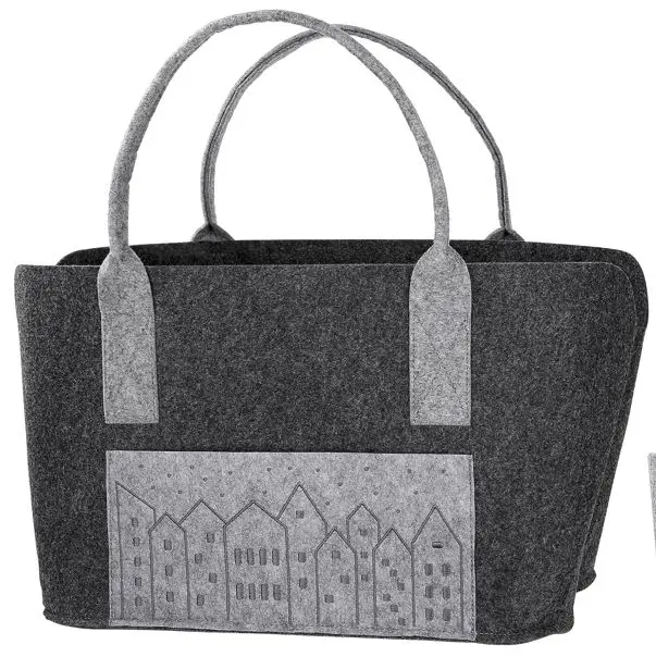 Gilde  Tasche Häuserreihe dunkelgrau