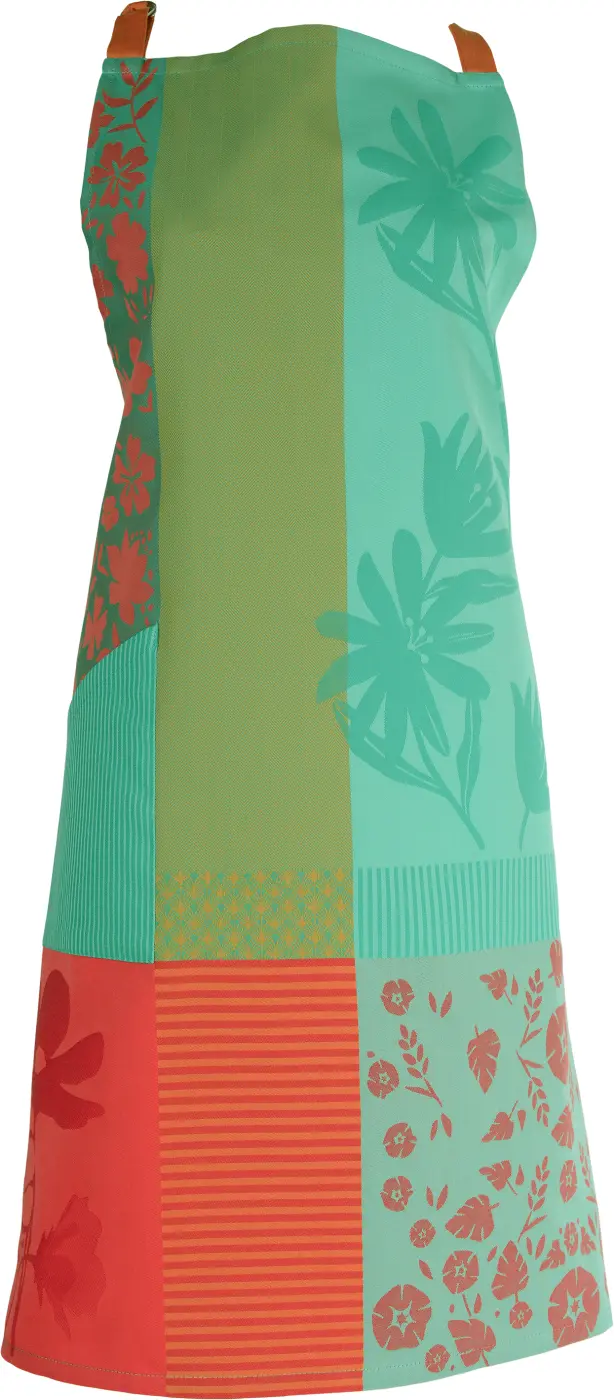 Sander Schürze Floretta coral/multi colour 74x93cm