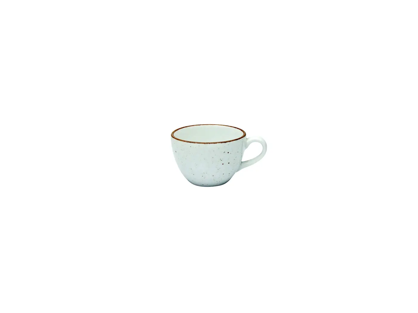 CreaTable Kaffeetasse Vintage Nature Weiss glänzend 180 ml 9 cm