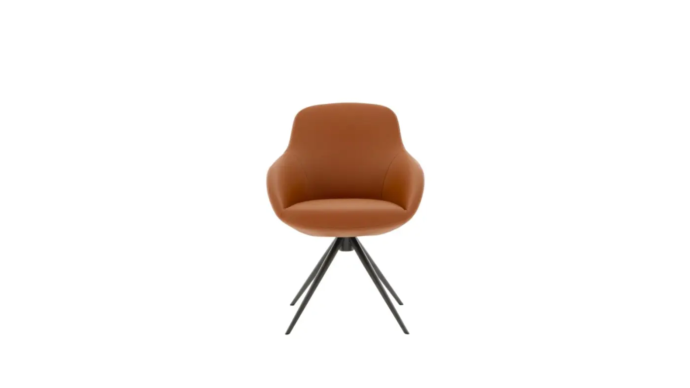 Interliving Stuhl Serie 5115 saddlebrown nicht drehbar Interliving Stuhl Serie 5115 saddlebrown nicht drehbar