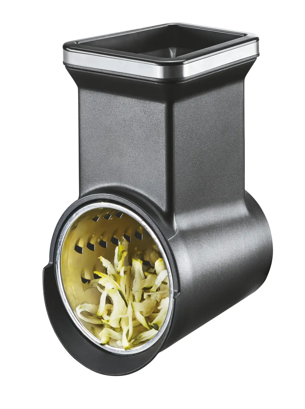 Gefu Trommelreibenvorsatz TRANSFORMA® Schwarz, silber