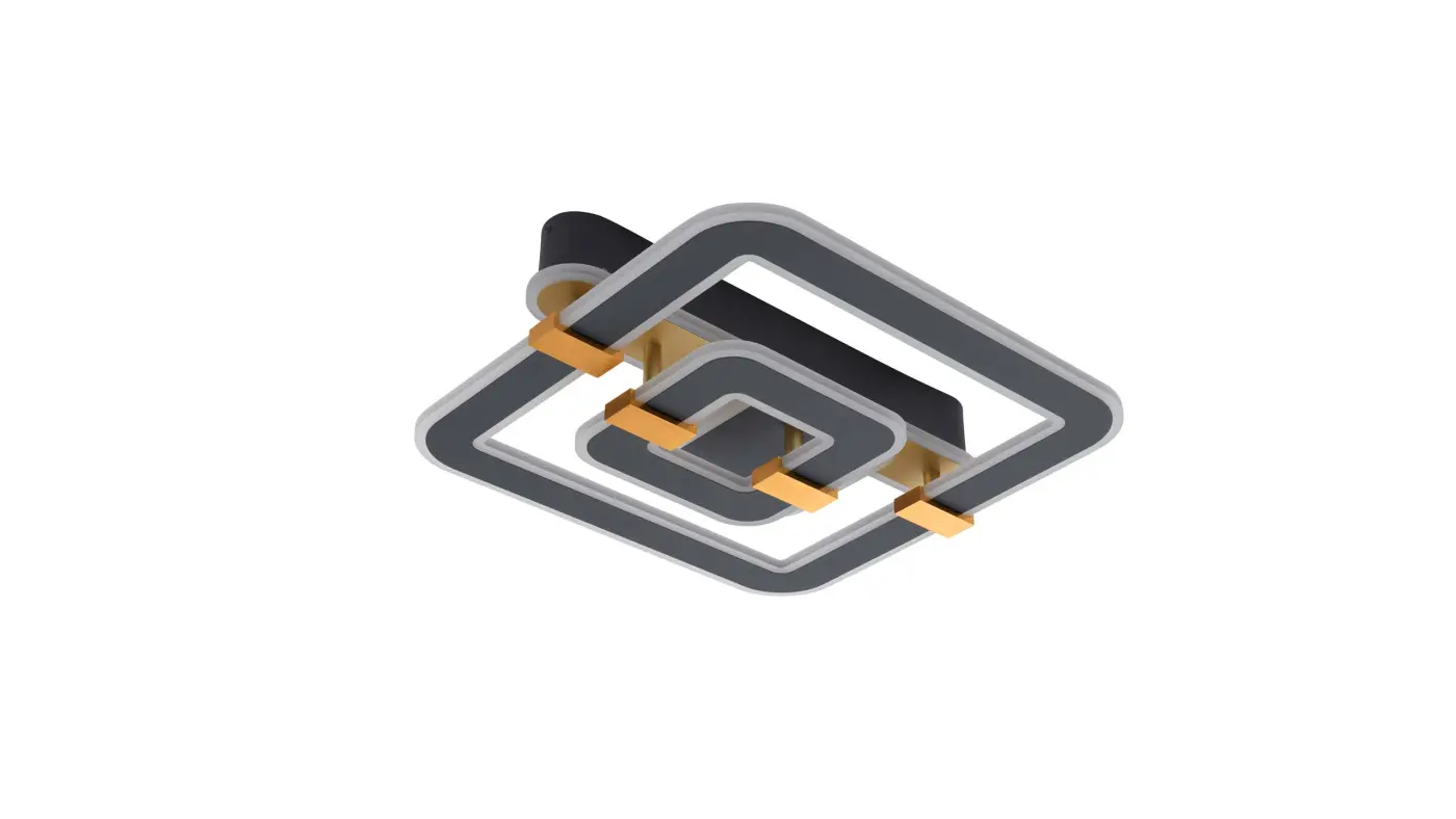 Interliving Deckenleuchte IL 9330 Grau Metall