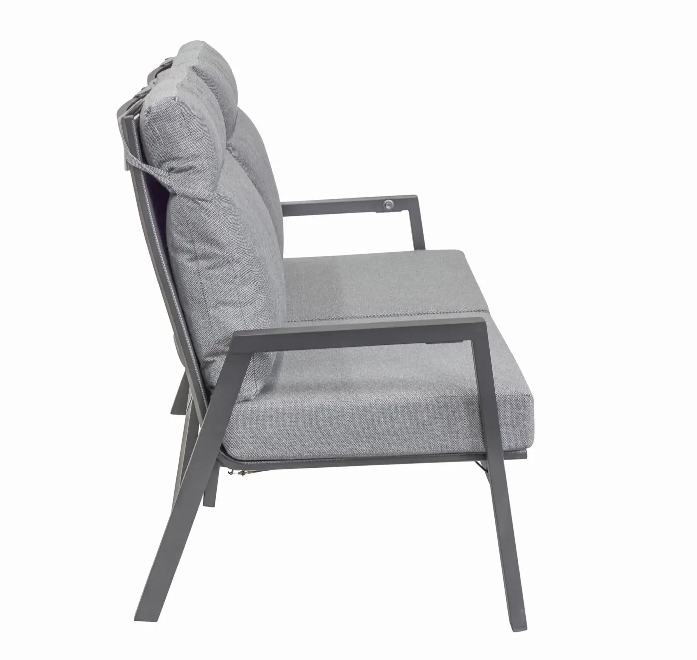 LC Garden 2er Sofa Serie Sondrino hellgru/anthrazit ca. 152 x 98 x 81 cm LC Garden 2er Sofa Serie Sondrino hellgru/anthrazit ca. 152 x 98 x 81 cm