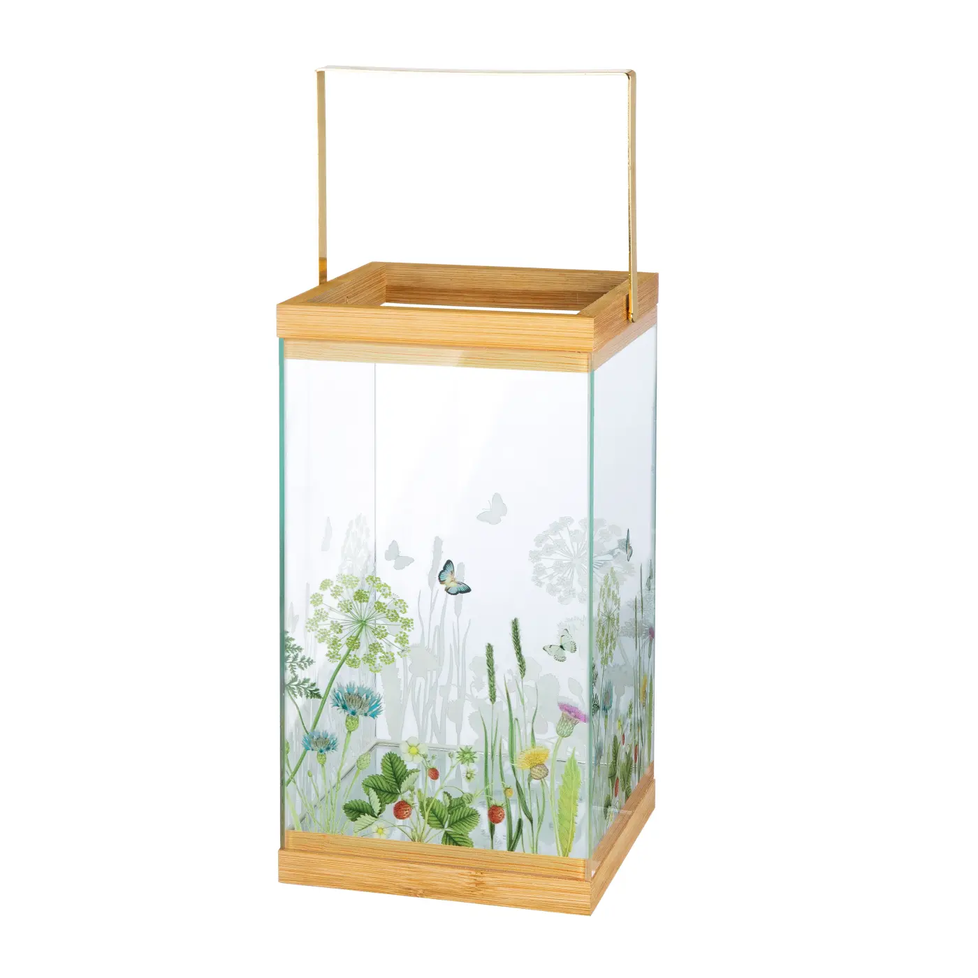 Gilde Laterne "Wild Flowers" mehrfarbig