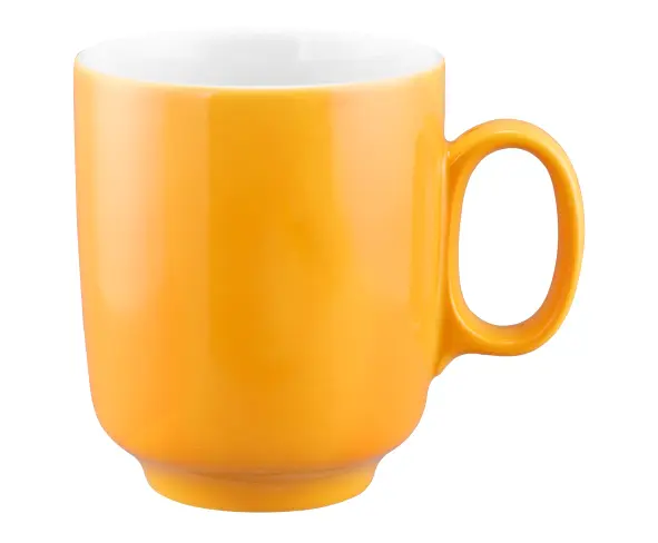 Seltmann Becher mit Henkel 0,40 l Sento Home Pure Colors Mango Orange