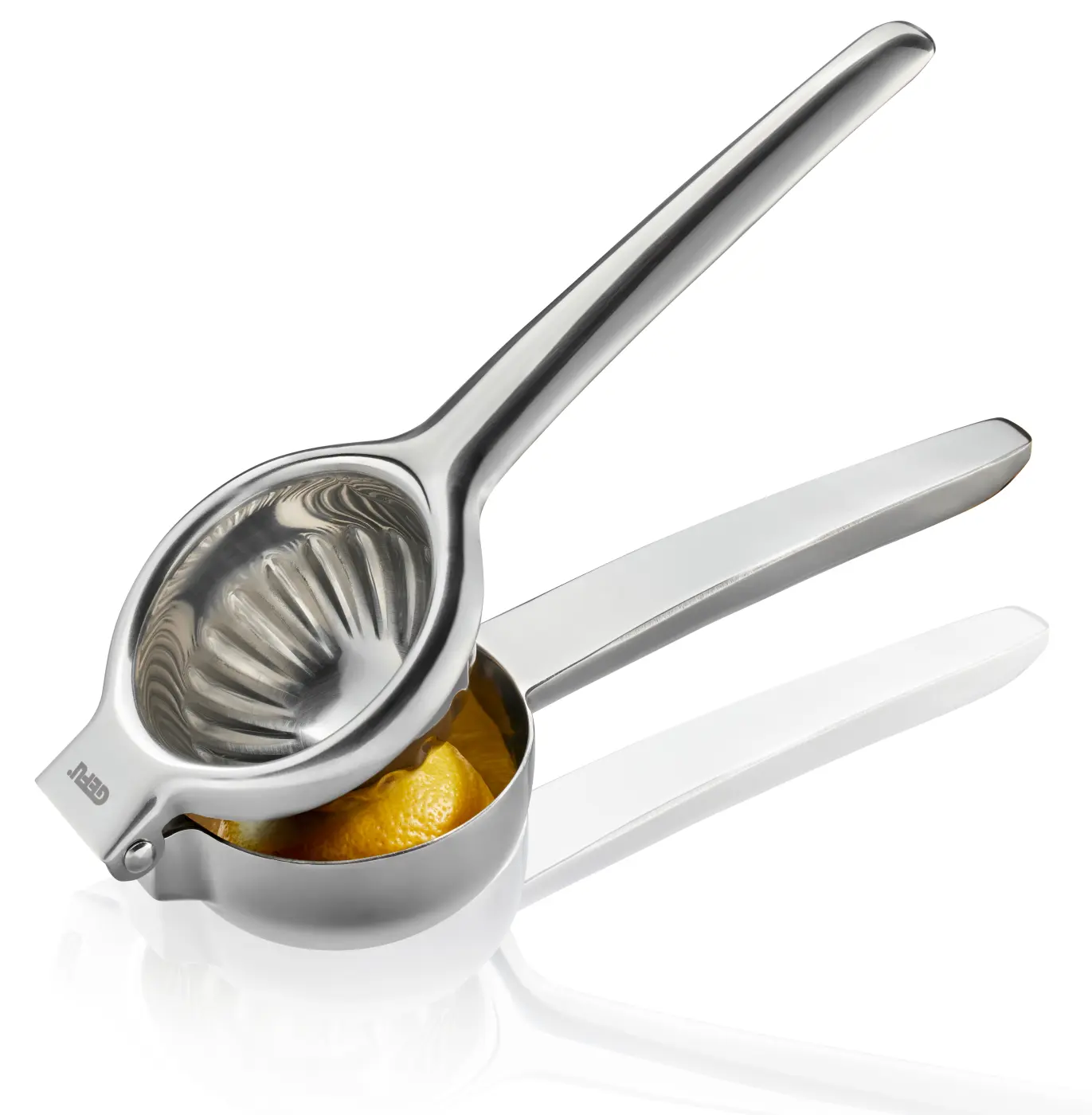 GEFU Zitruspresse LEMON  Edelstahl silber hochwertiger Edelstahl