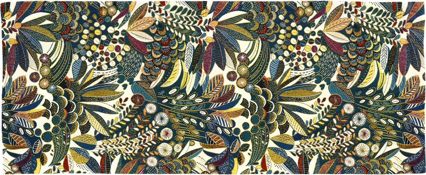Sander Tischläufer Medea teal 40x150cm