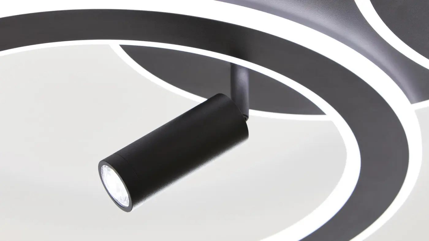 Interliving Deckenleuchte IL 9336 Schwarz