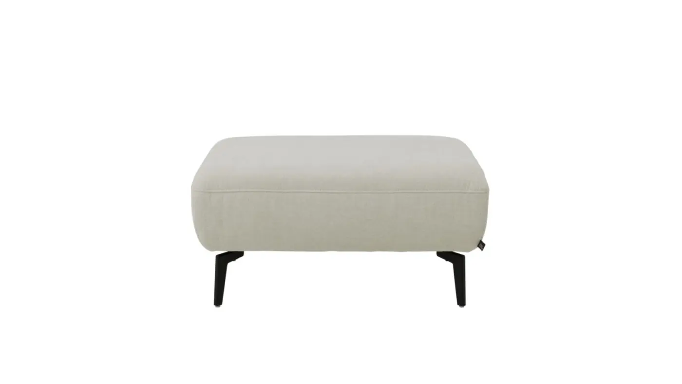 Interliving XL-Hocker Serie 4306 silbe ca. 87 x 65 cmr
