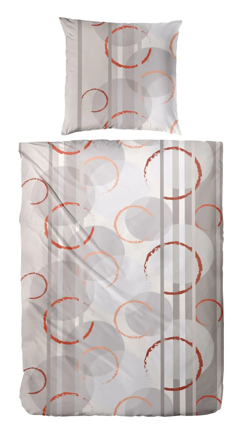 Hahn Biber-Bettwäsche 135x200cm