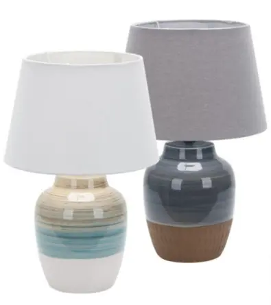 Interliving Tischleuchte Serie 9346 grau