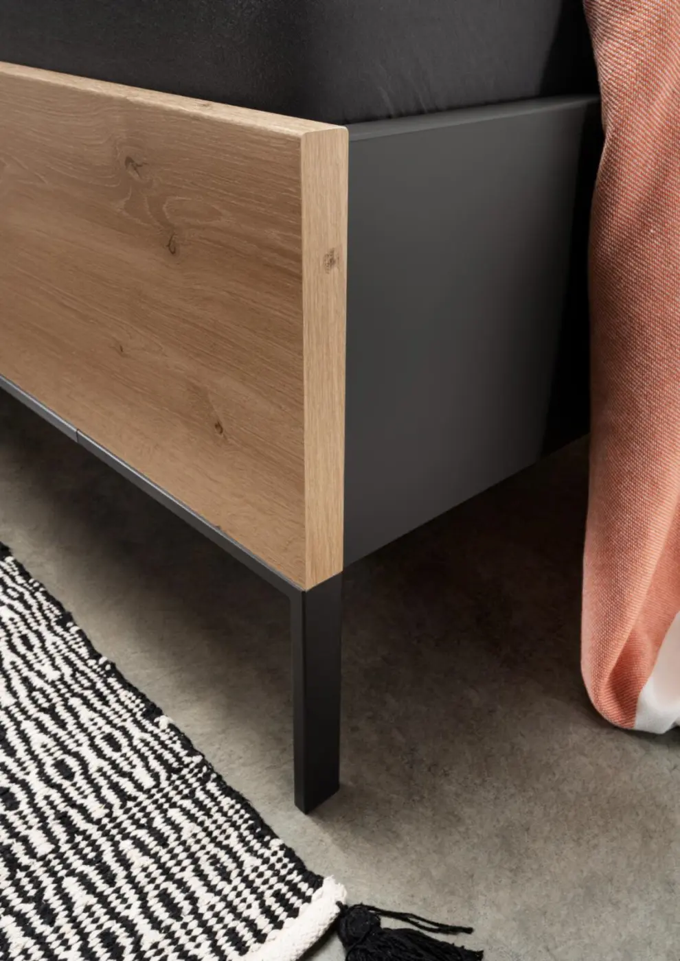 Wiemann  Komplettschlafzimmer  Alabama Graphit/Eiche Bianco Dekor 
