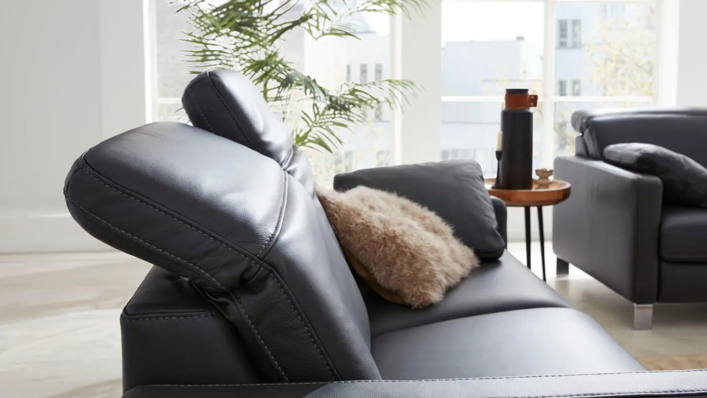 Interliving 3 Sitzer mit Funktion Serie 4054 anthrazit 206 cm