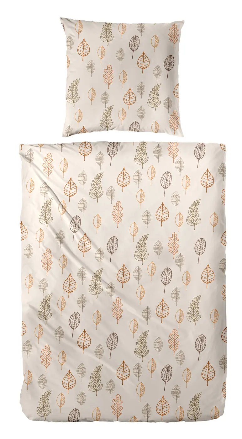 Hahn Biber-Bettwäsche 135x200cm