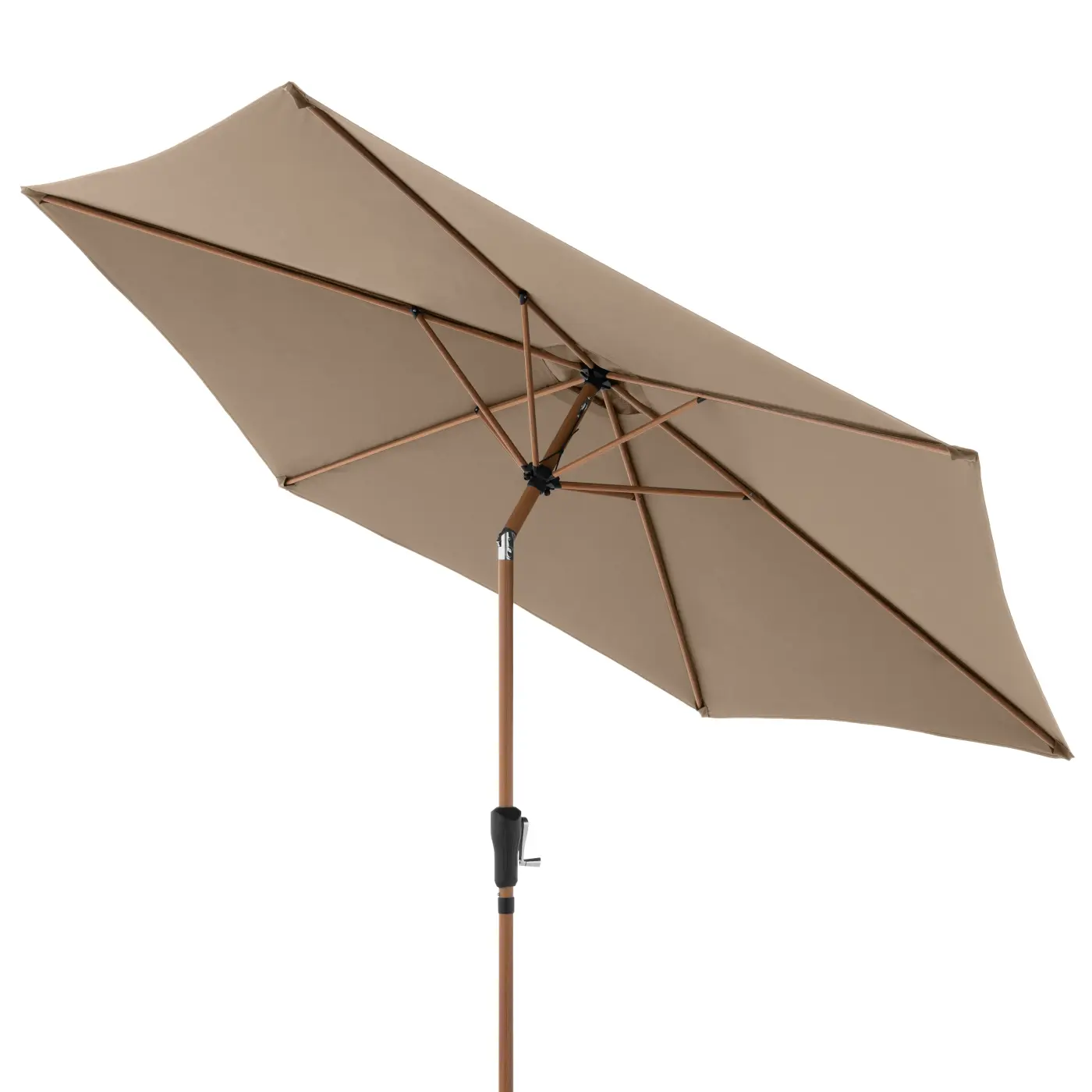 Doppler  Kurbelschirm LIFE LIFT Greige ca. 305 cm