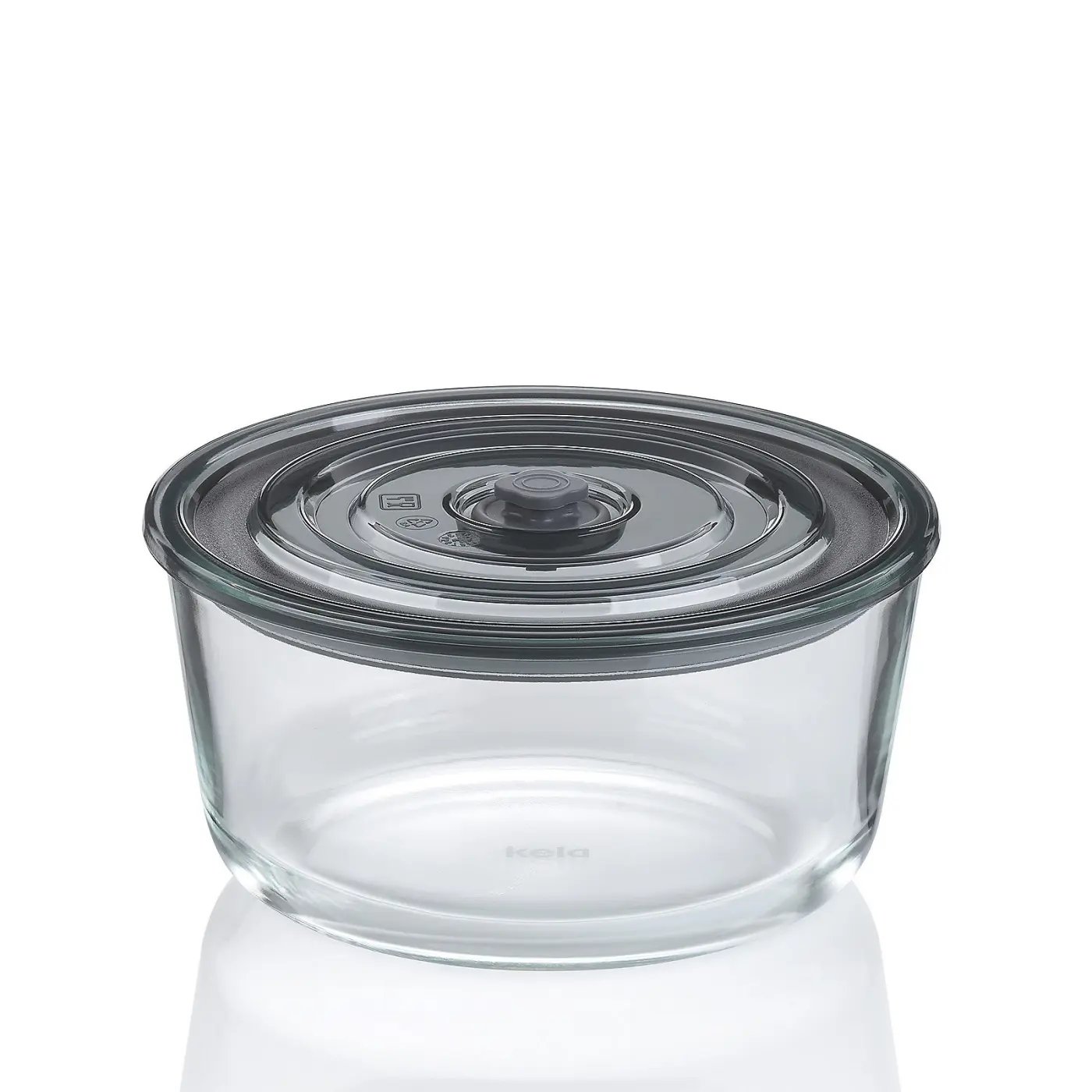 Kela Frischhaltedose Aurelia Glas transparent 9,0cm 19,0cm Ø 1,22l Kela Frischhaltedose Aurelia Glas transparent 9,0cm 19,0cm Ø 1,22l