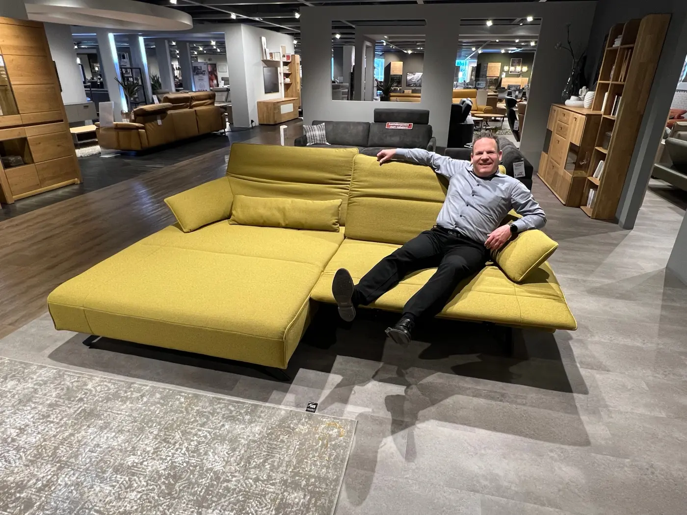 Himolla Polstergruppe Signa inklusive Komfortfunktionen Q2 Fashion gold ca. 165x 276 cm
