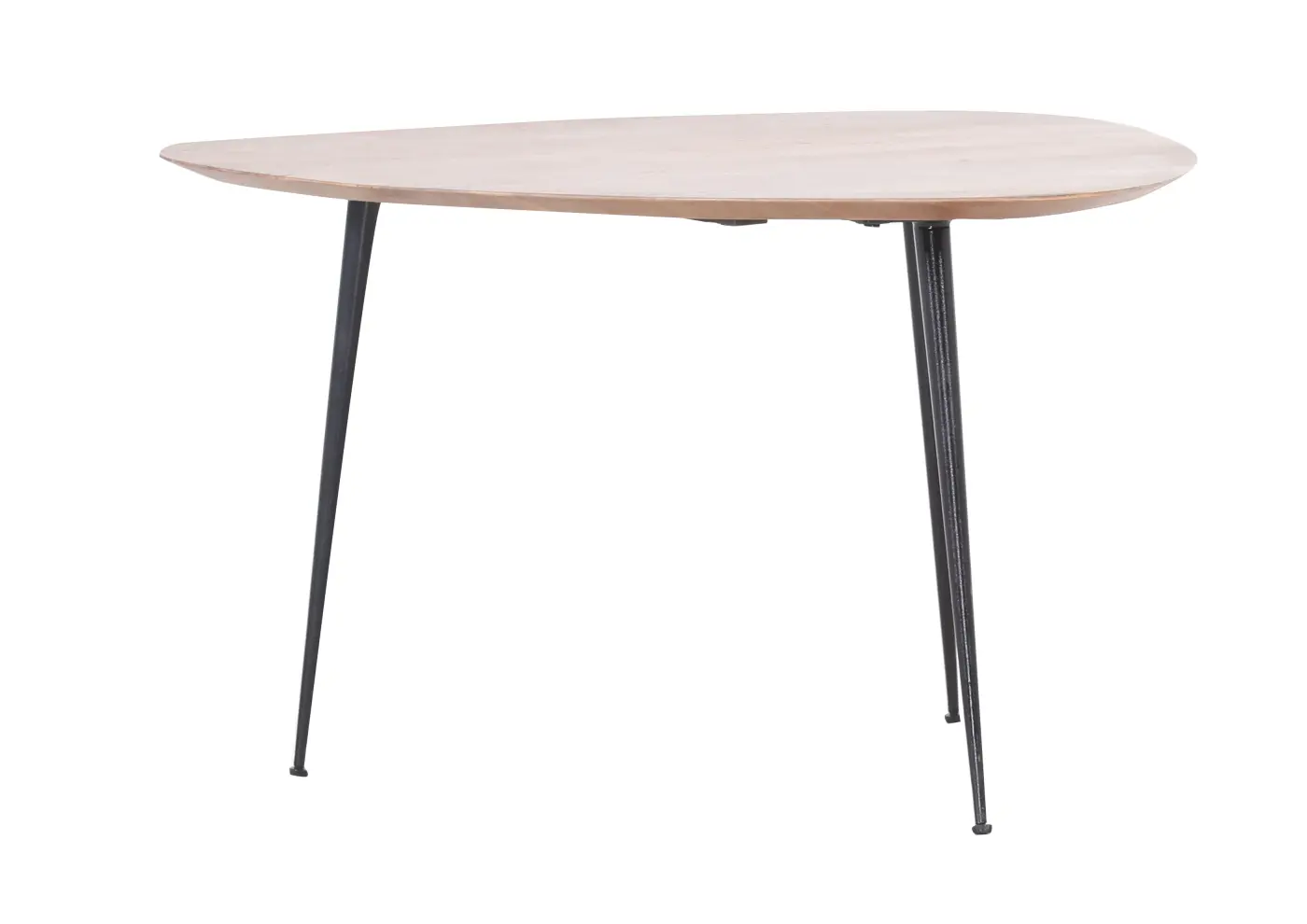 Gutmann  Beistelltisch 3-er Set Bloom Akazie massiv natur/schwarz 