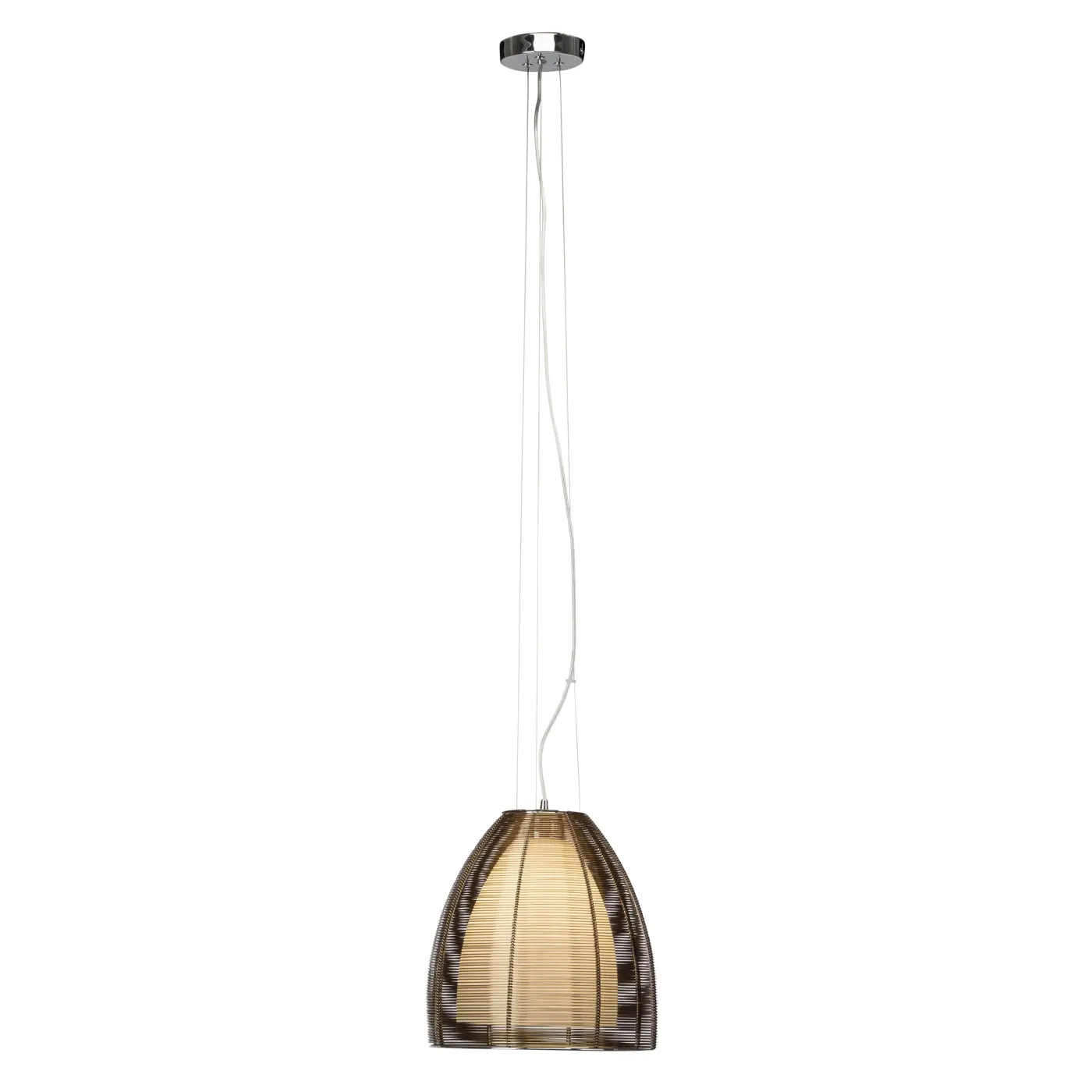 Brilliant  Pendel, 1-flg., 61171/53 RELAX bronze/chrom