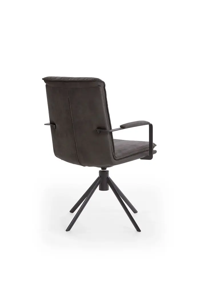 Niehoff  Design-Armlehnenstuhl mit Drehfunktion Vintage Dining 930 Island anthrazit