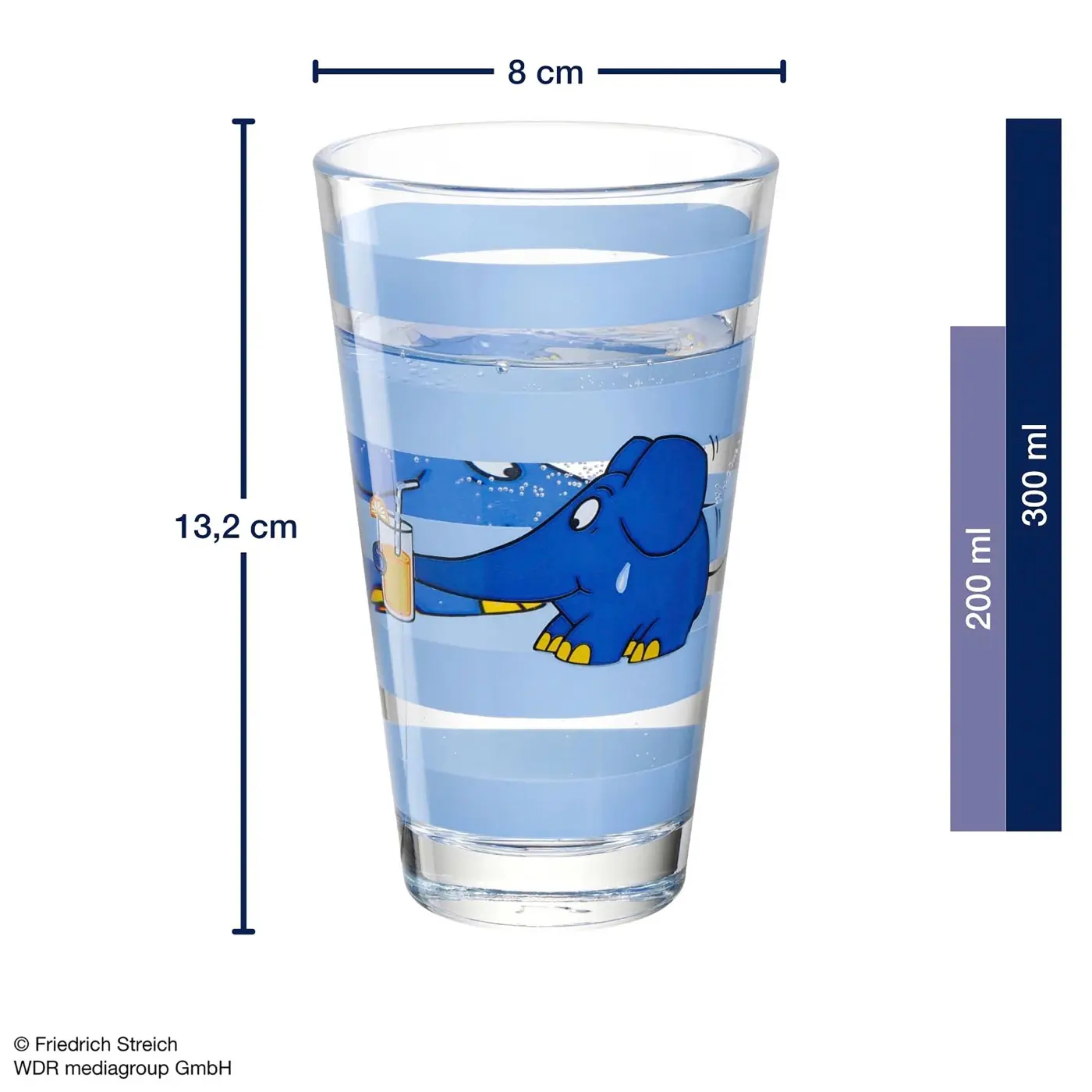 Leonardo Longdrinkbecher BAMBINI mehrfarbig 200 ml 13,2 cm