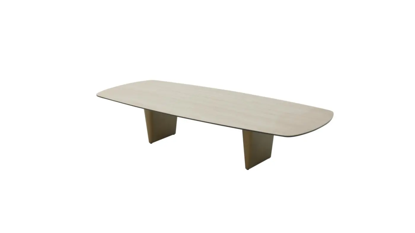Interliving Couchtisch Serie 6227 Keramik Travertin  160 x 70 x 38 cm