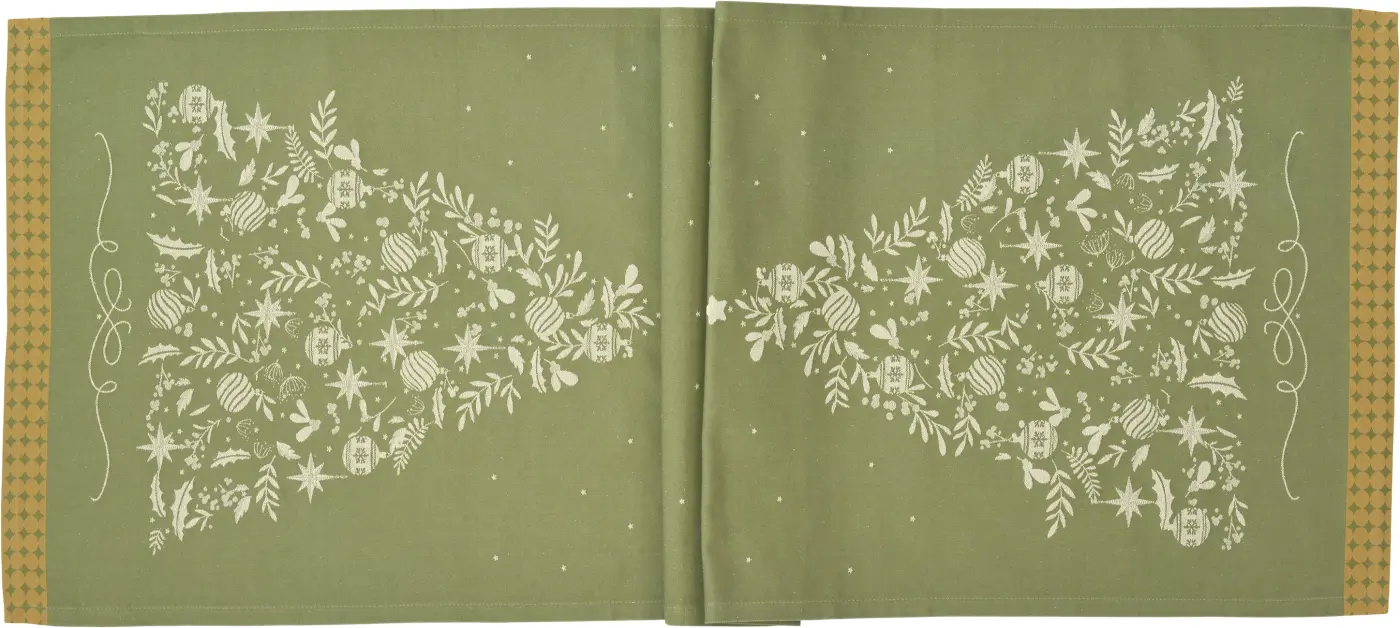 Sander Tischläufer Chef Tree olive 47 x 150 cm