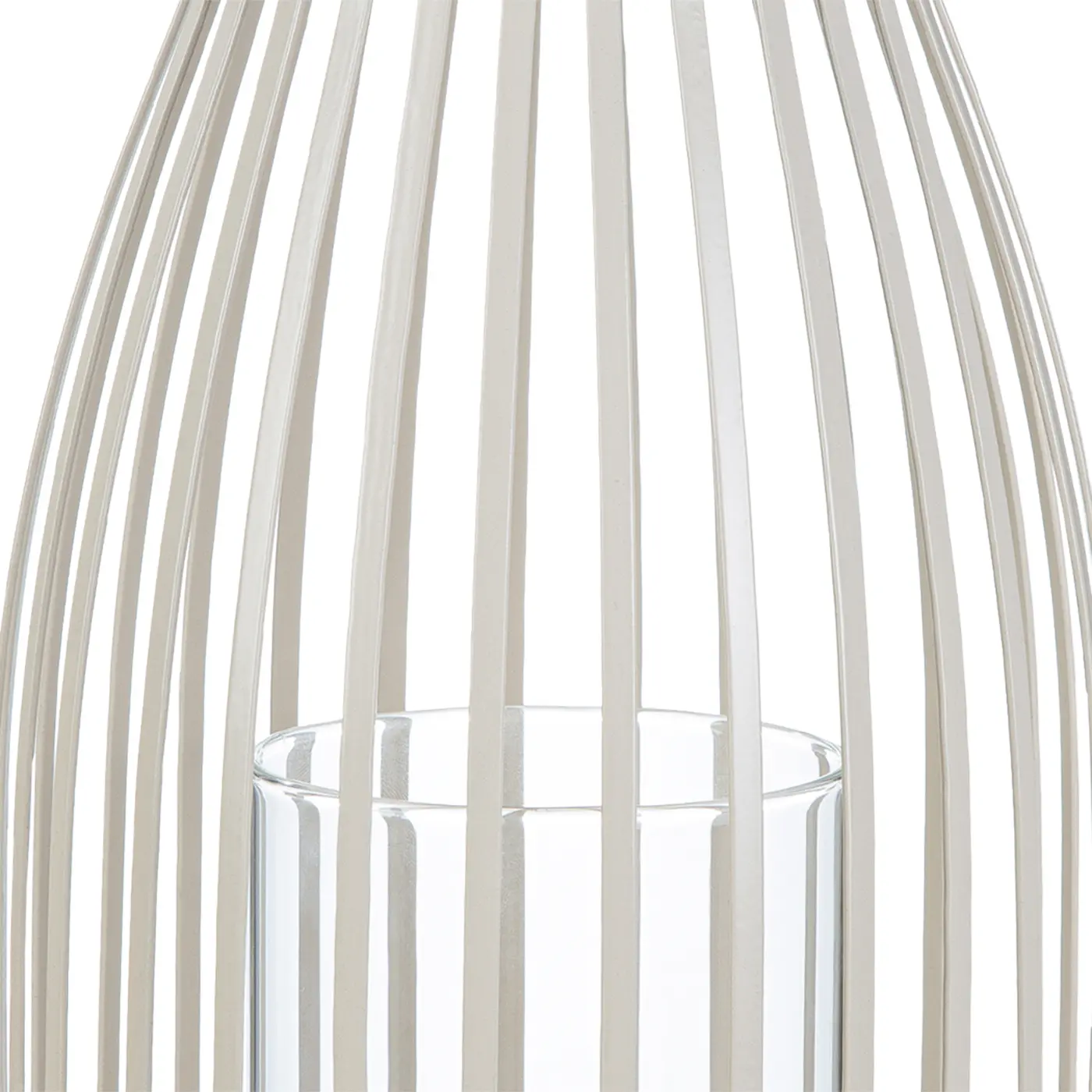 Gilde Windlicht Tammo beige H 30 x Ø 16.5 cm