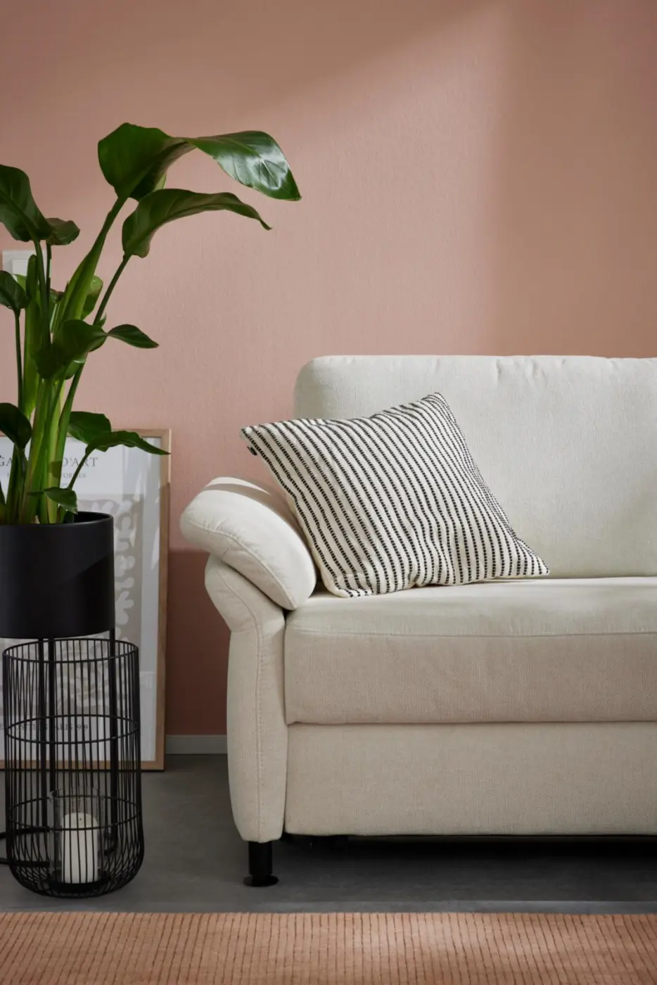Interliving  Schlafsofa 4700 natur  ca. 195 cm