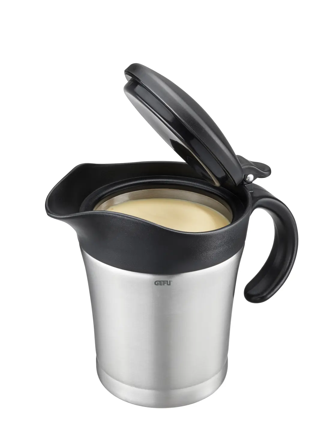 Gefu Thermo-Sauciere TREAT Schwarz, silber