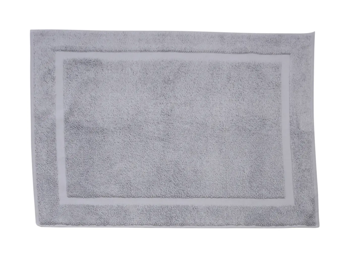 DONE. Deluxe Badematte silber 60 x 80 cm