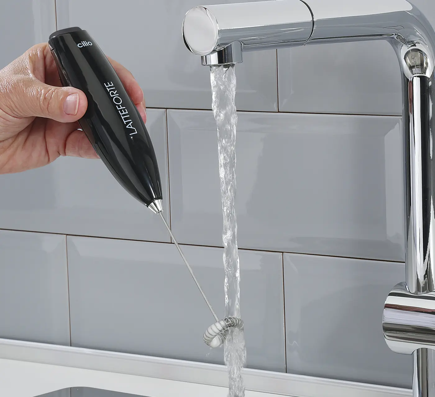 Cilio Milchaufschäumer LATTEFORTE  schwarz