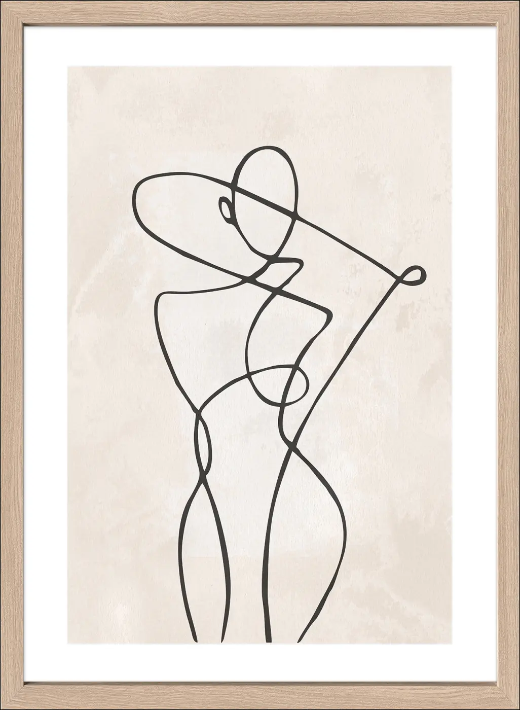 ProArt  Scandic Living Line Art Body I Beige, Schwarz