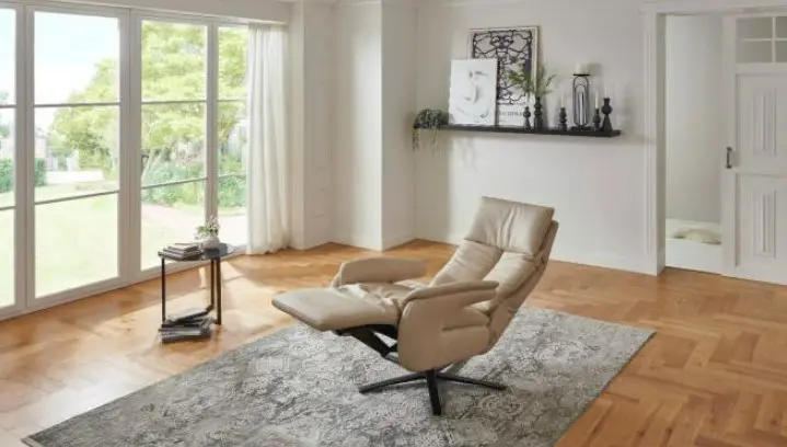 Polsteria  Drehsessel Lola Lazyline 3 motorisch Herz-Waage Evita anthrazit