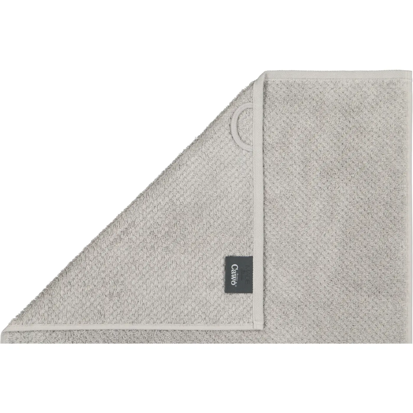 Cawö Gästetuch Pure Uni stein 30/50 cm