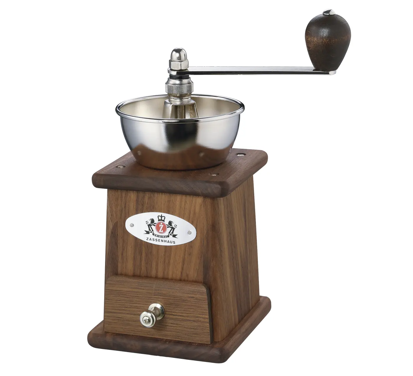 Zassenhaus Kaffeemühle SANTOS Nussbaum 