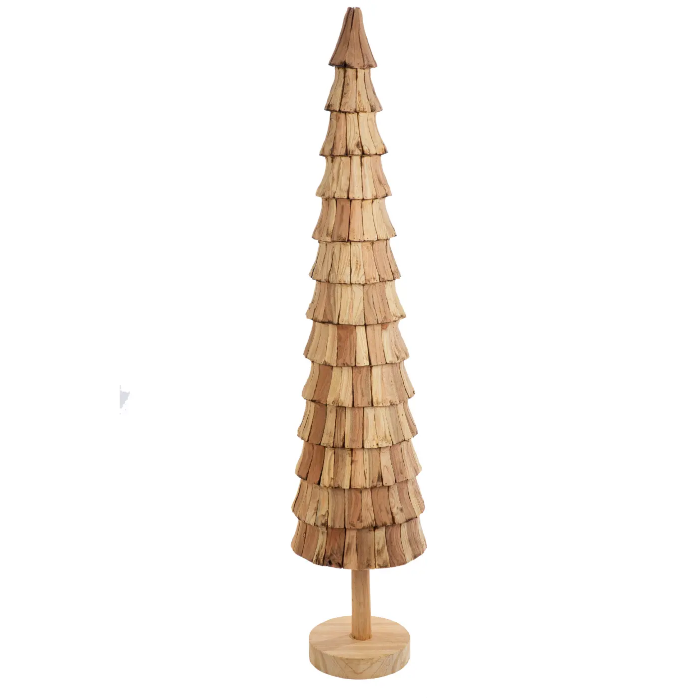 Gilde Dekoobjekt Tannenbaum "Objeto" Holz naturfarben