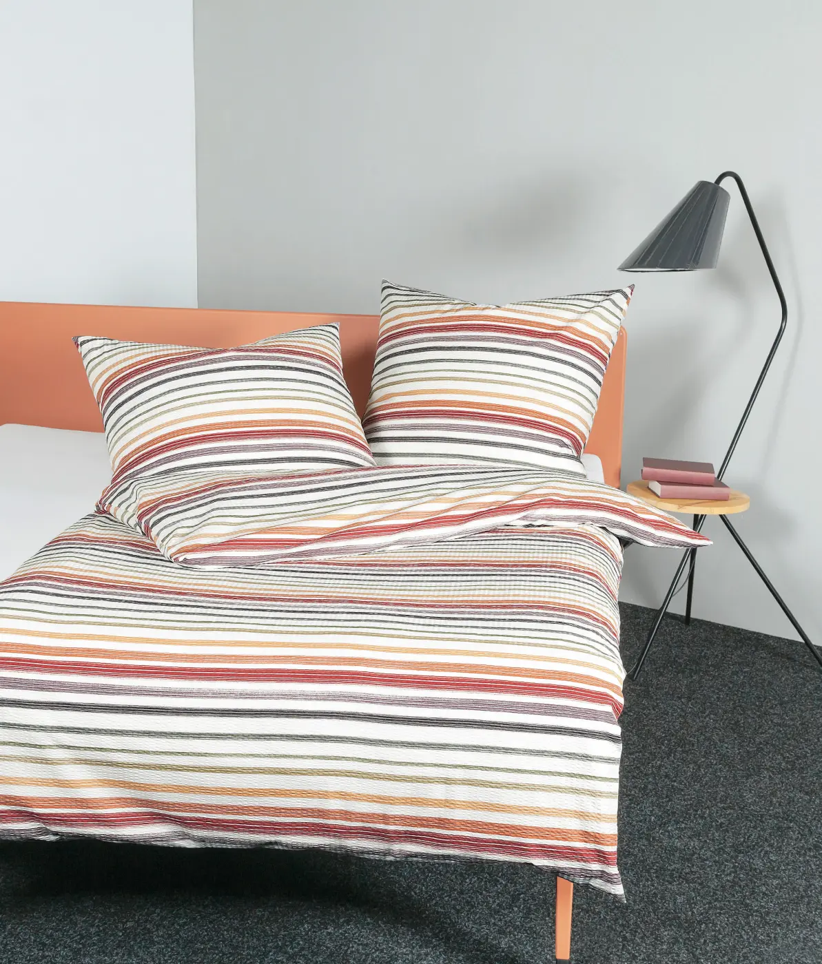 Janine  Bettwäsche-Set siena olive 135x200/80x80 cm