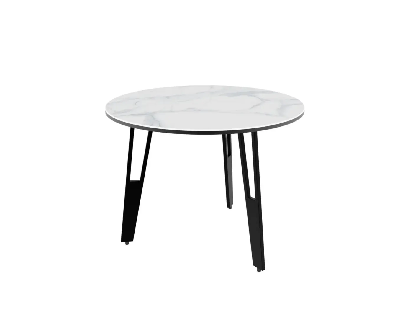 Akante  Couchtisch Tosca ronde Marmoroptik matt 50 cm
