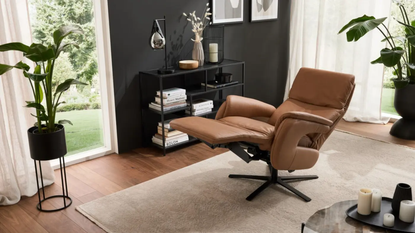 Interliving Relaxsessel 3 motorisch Serie 4566 braun