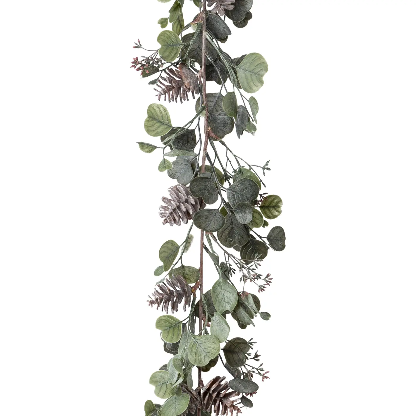 Gasper Eukalyptus-Mixgirlande  175cm  grau-grün