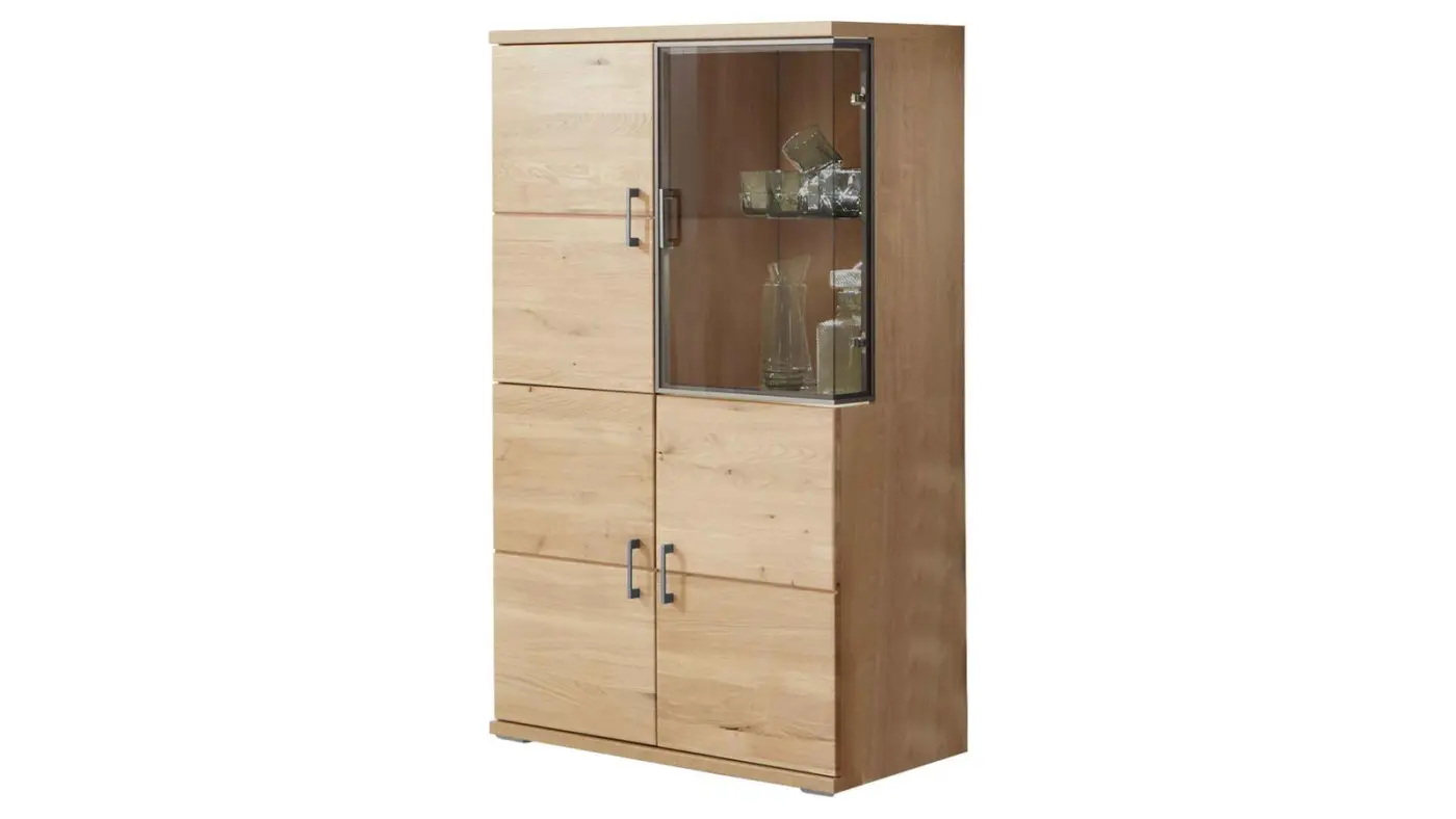 Ideal  Wohnkombi 100 mit Beleuchtung Brilon Alteiche teilmassiv B/H/T: ca.364x212x56cm